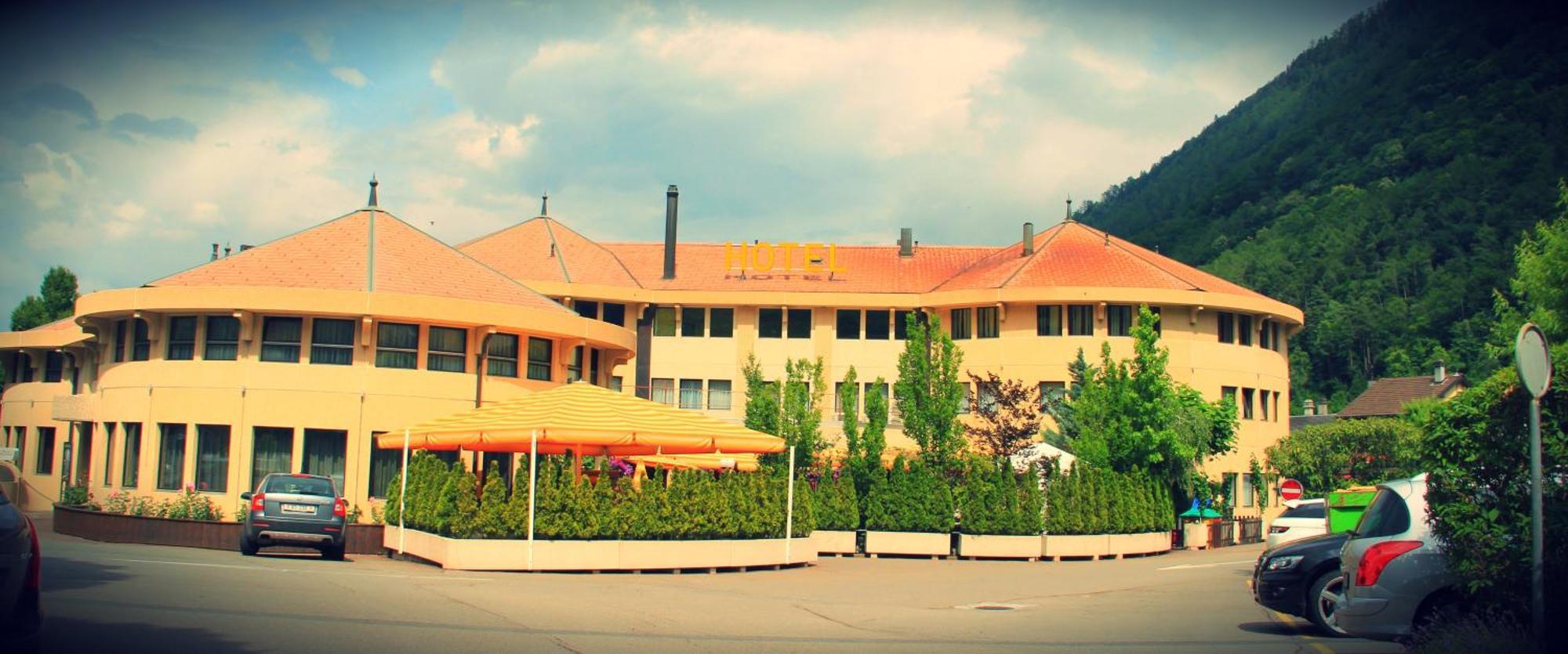 Hotel Restaurant La Porte d'Octodure Martigny Extérieur photo